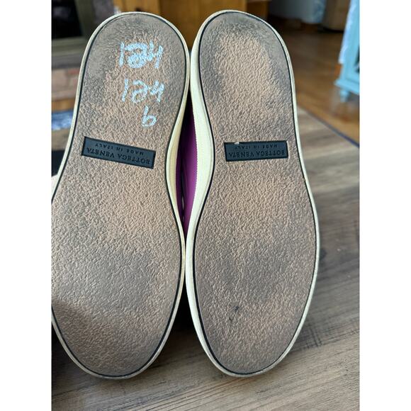 Bottega Veneta Intrecciato Purple Leather Speedster Slip on Shoes - Picture 2 of 6